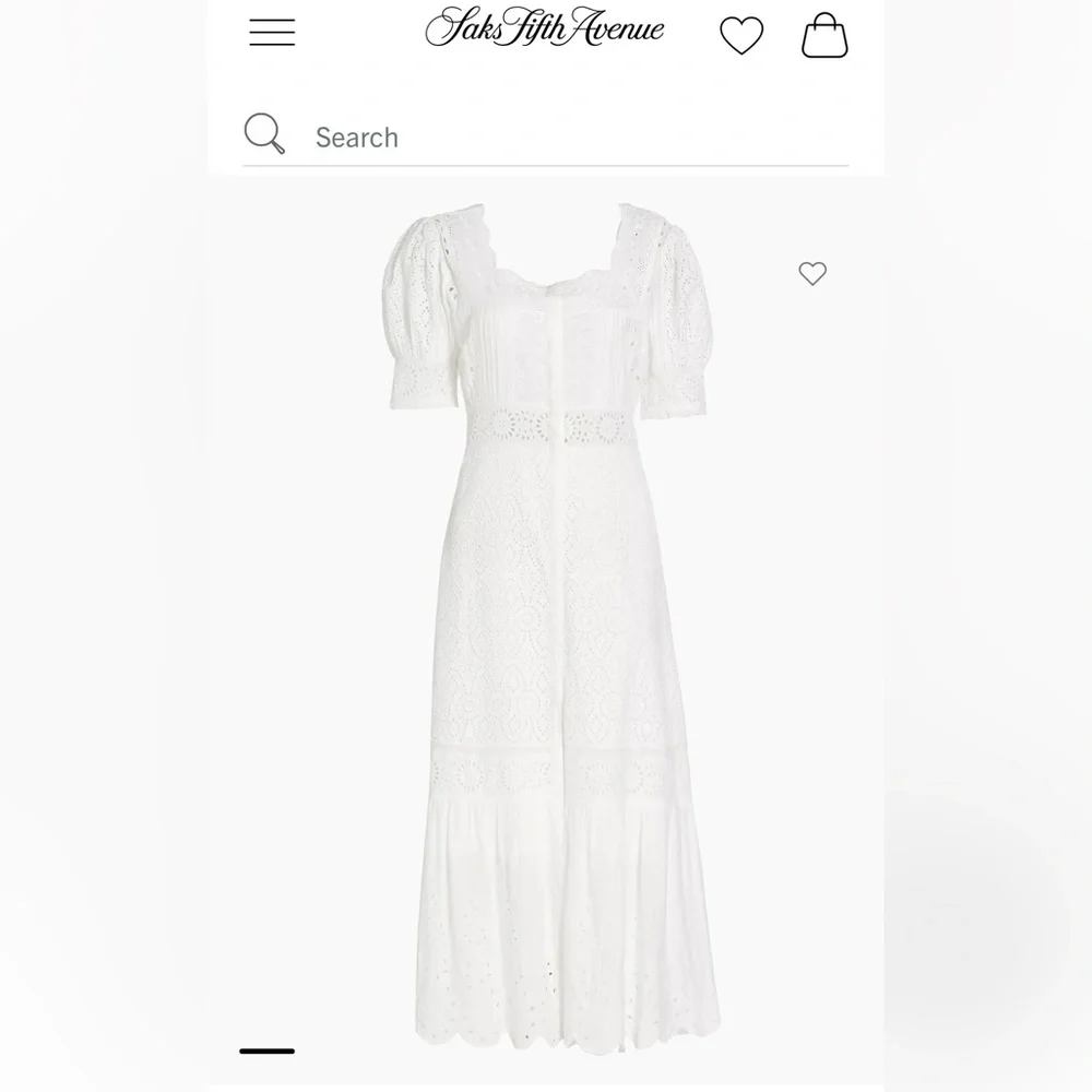 Loveshackfancy Ivory Eyelet Maxi Dress - Picture 9 of 9